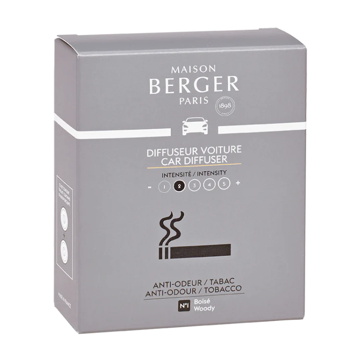 ANTI-TOBAC ODORS Car Fragrance Refill - Set of 2 Discs by Maison Berger