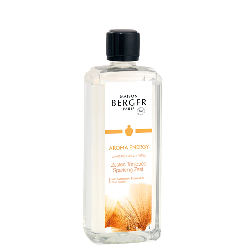 Aroma Energy Sparkling Zest - Lampe Maison Berger Fragrance - 1 Litre