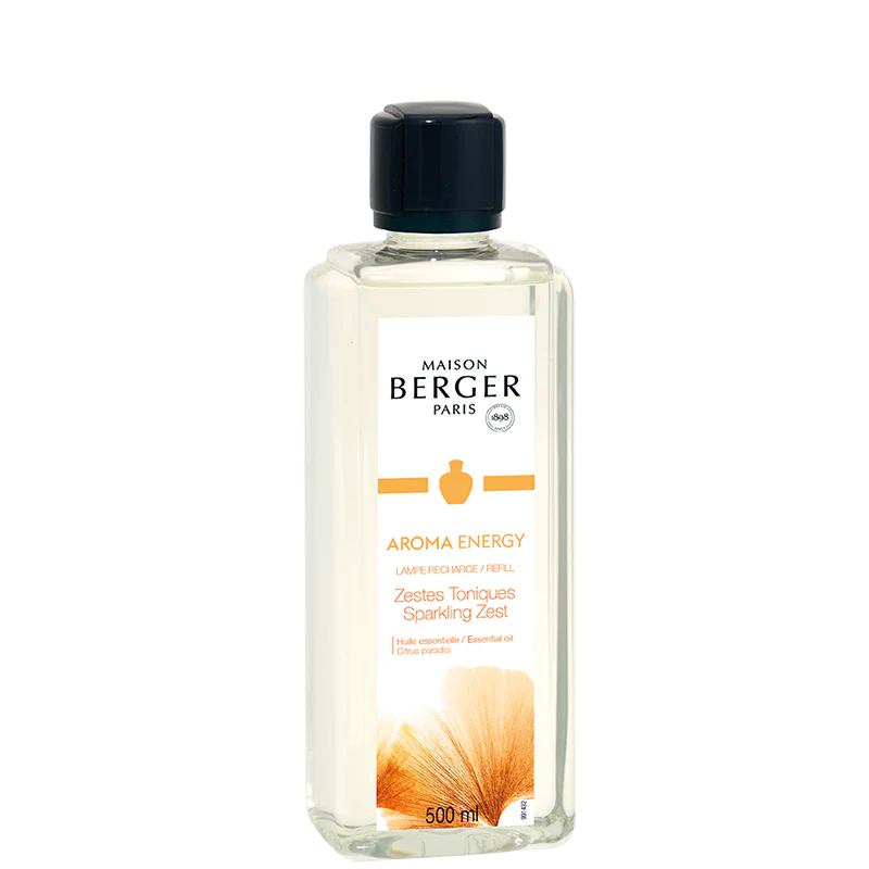 Aroma Energy Sparkling Zest - Lampe Maison Berger Fragrance - 500 Ml
