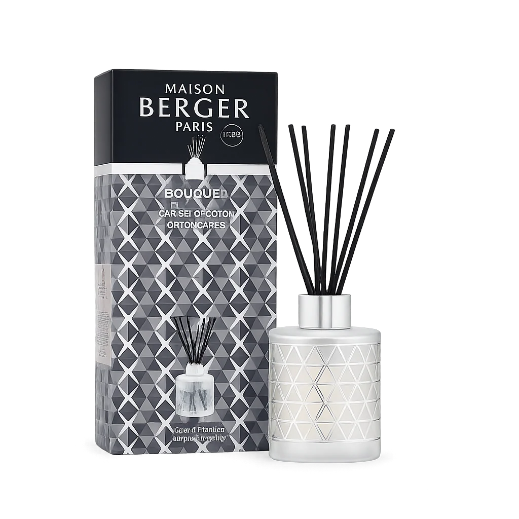 COTTON CARESS GEODE FROST Reed Bouquet by Parfum Lampe Berger - SALE