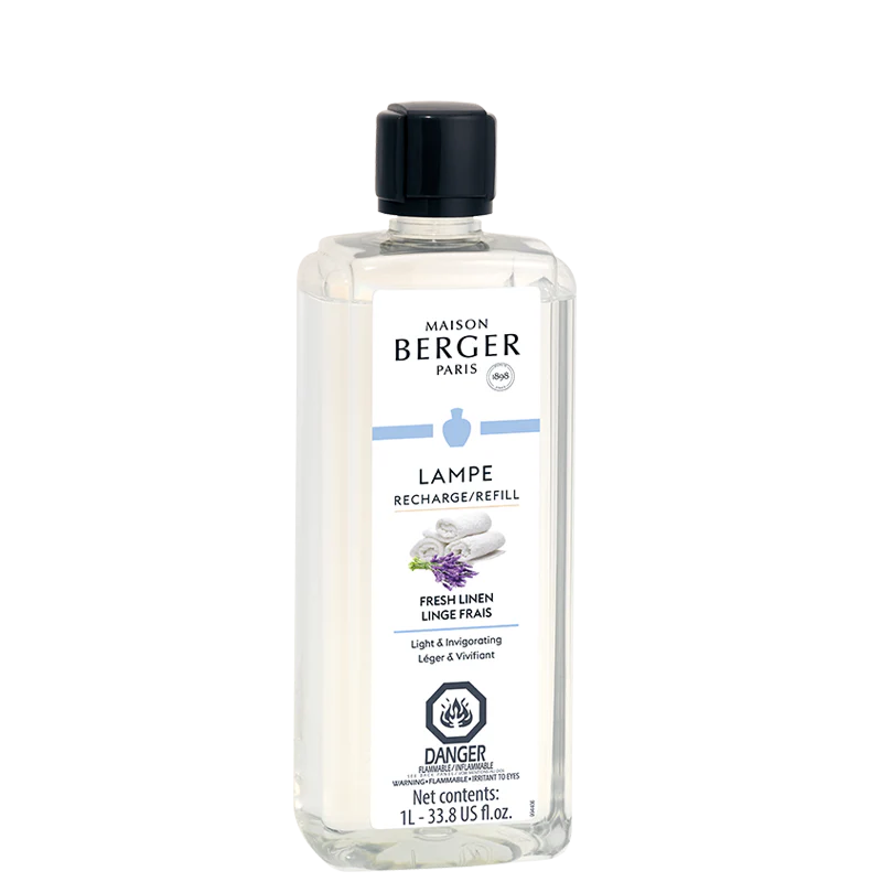 Fresh Linen - Lampe Maison Berger Fragrance - 1 Litre