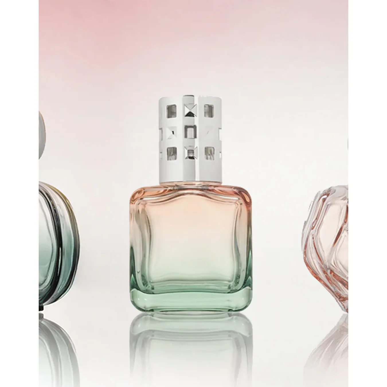 ICE CUBE Green and Peach Ombre Lampe Gift Set by Maison Berger - Image 8