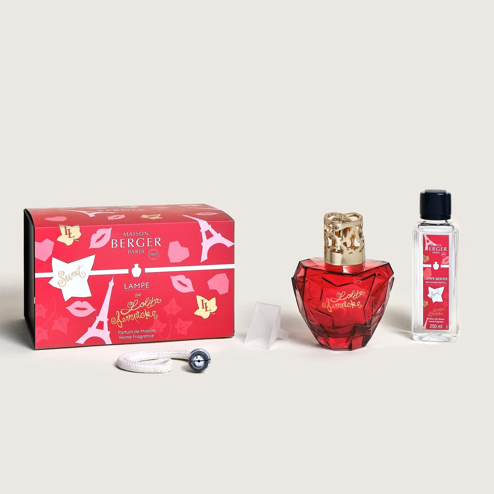 Lolita Lempicka Sweet RED Lampe Gift Set by Maison Berger - Image 4