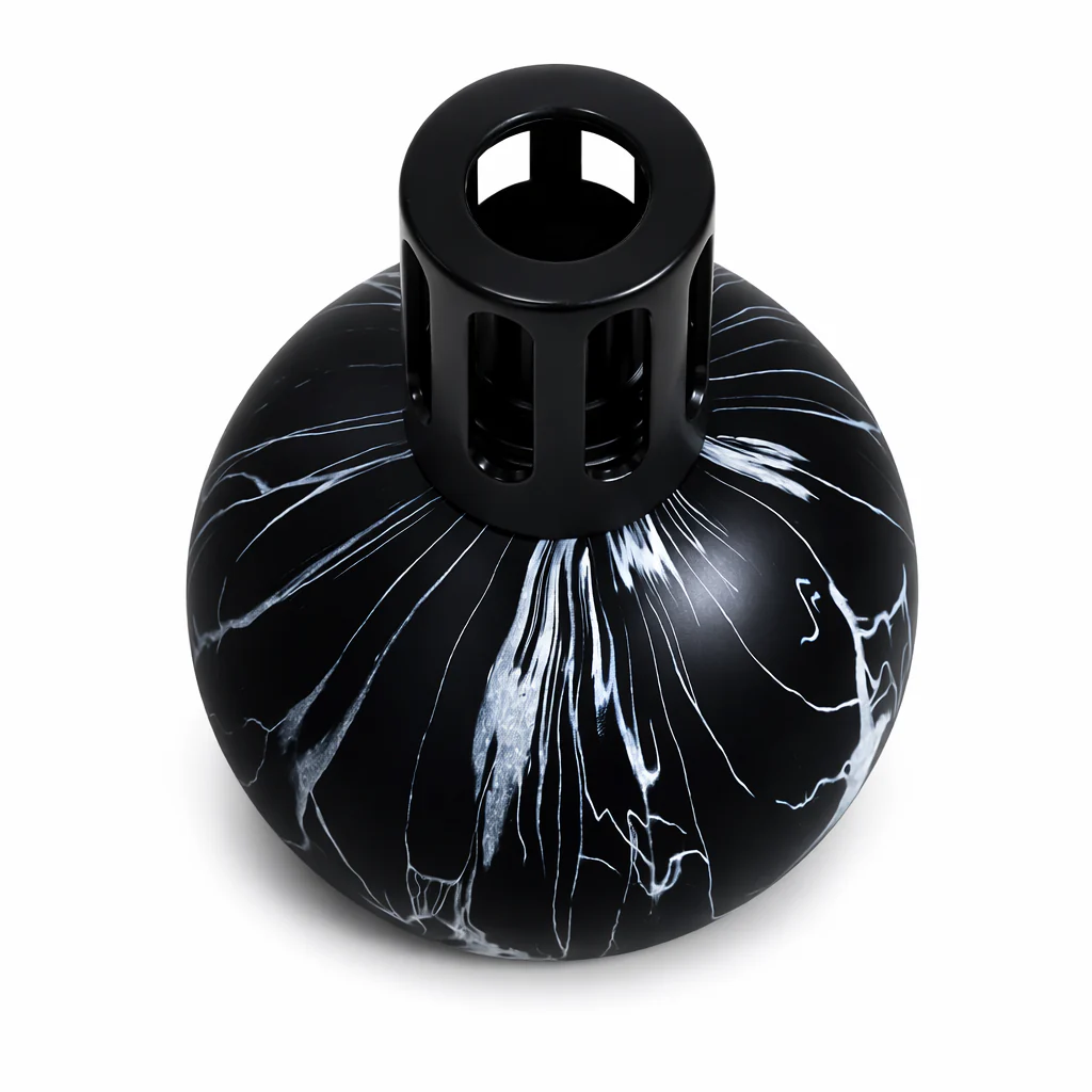 MARBLE Black Round Boule Lampe By Maison Berger - Image 3