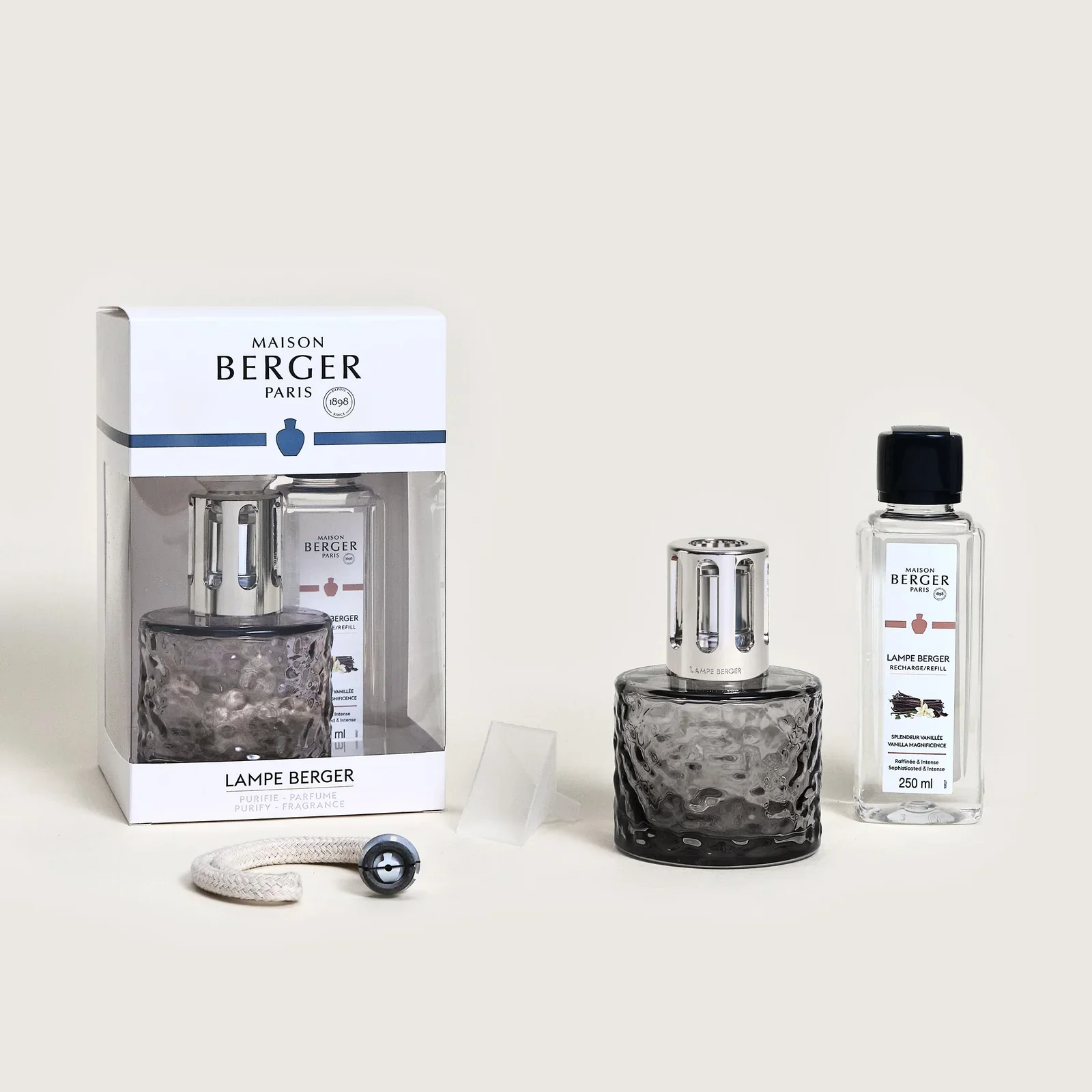 MIRAGE Smoked Black Lampe Gift Set By Maison Berger - Image 3