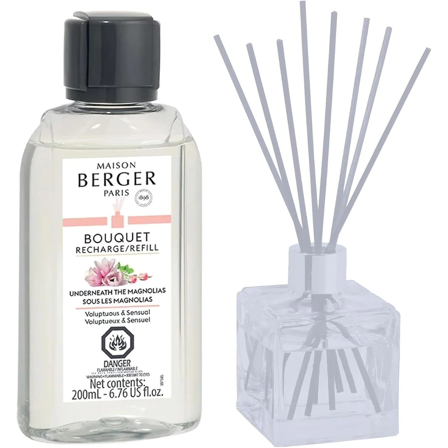 UNDERNEATH THE MAGNOLIAS 200Ml REFILL Reed Diffuser Perfume by Maison Berger - Image 2