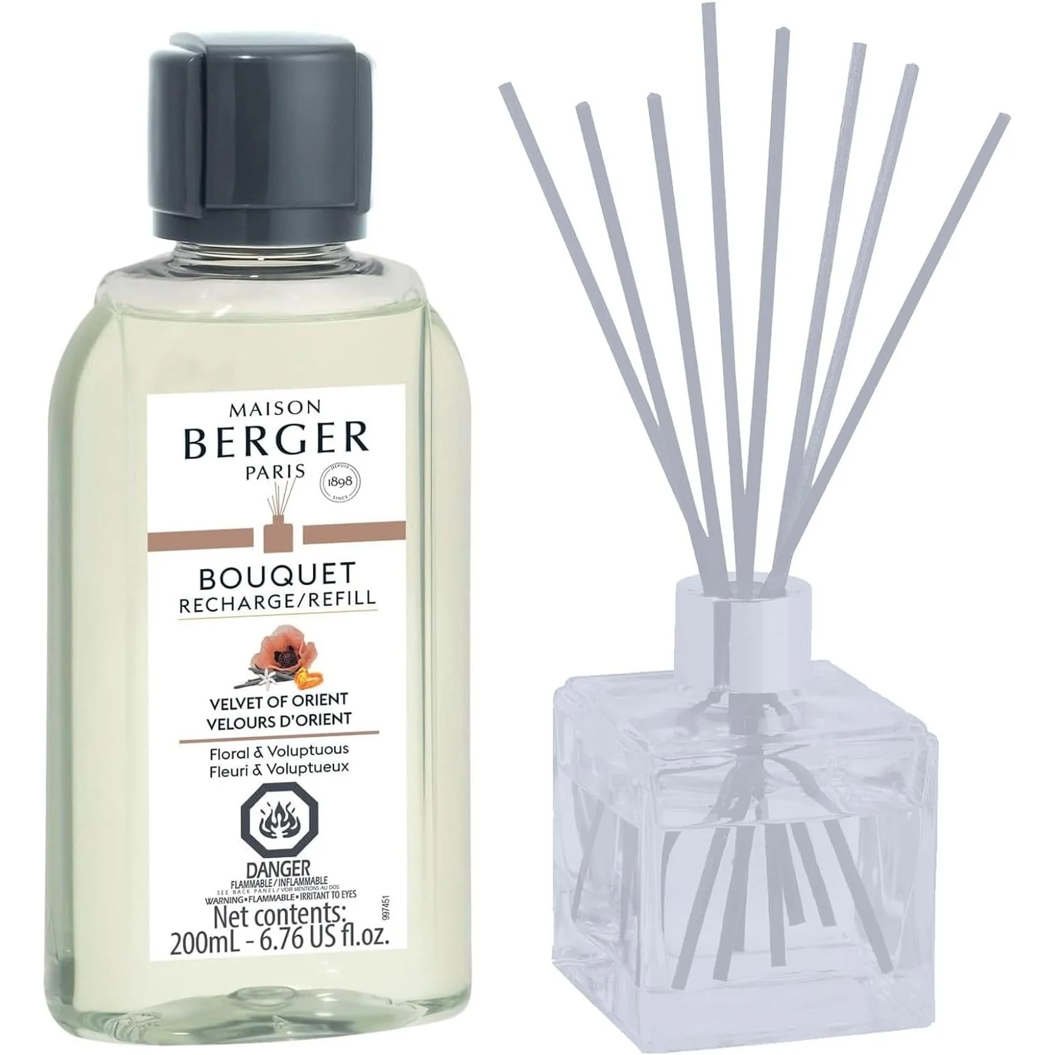 VELVET OF THE ORIENT 200Ml REFILL Reed Diffuser Perfume by Maison Berger - Image 2